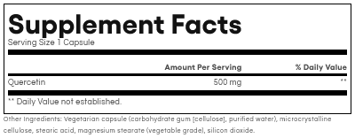 Quercetin (500 mg) by Natural Factors 60 capsules