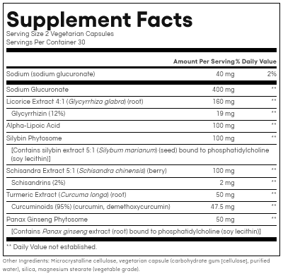 Liver Health Formula by Natural Factors 60 capsules