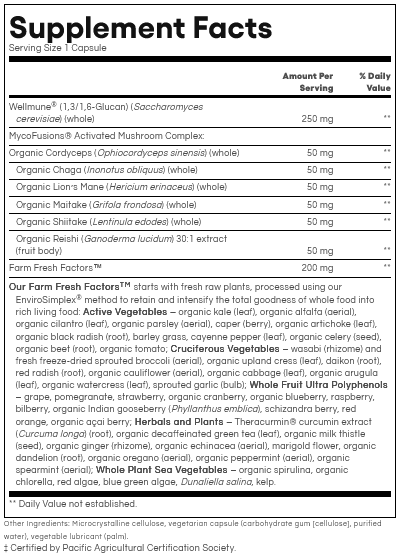 Super Mushroom by Natural Factors 30 capsules