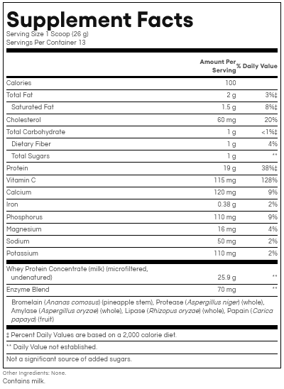 Whey Factors® Grass Fed Whey Protein Powder (Unflavored) by Natural Factors 12 oz