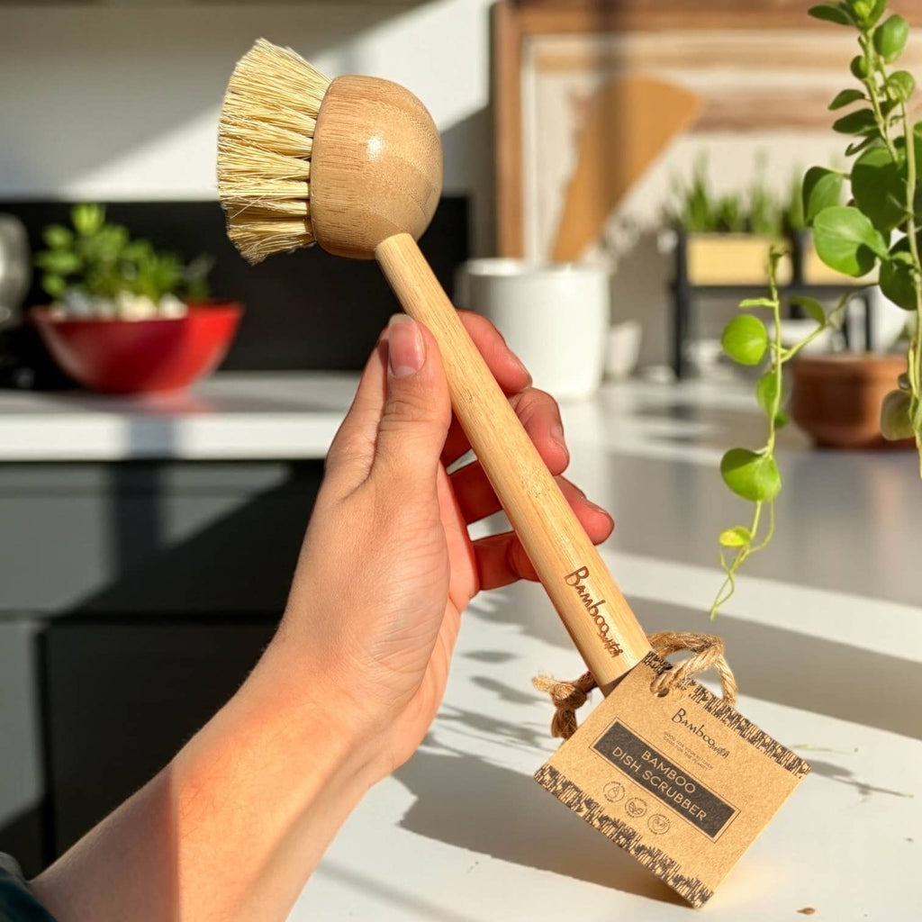 Bamboo Kitchen Dish Scrubber by Bamboo Switch