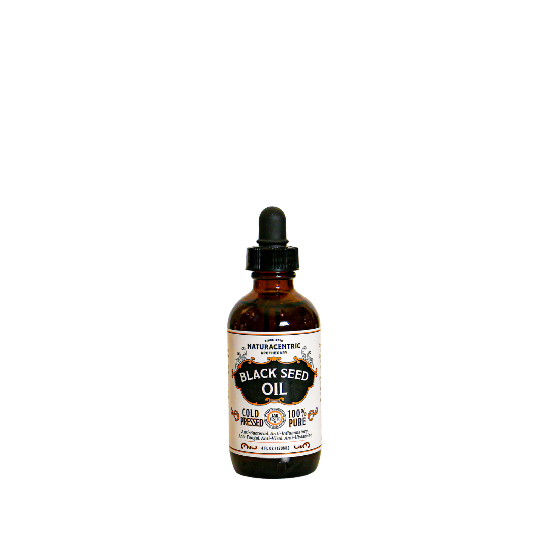 Organic Cold Processed Black Seed Oil by Naturacentric 4 fl oz