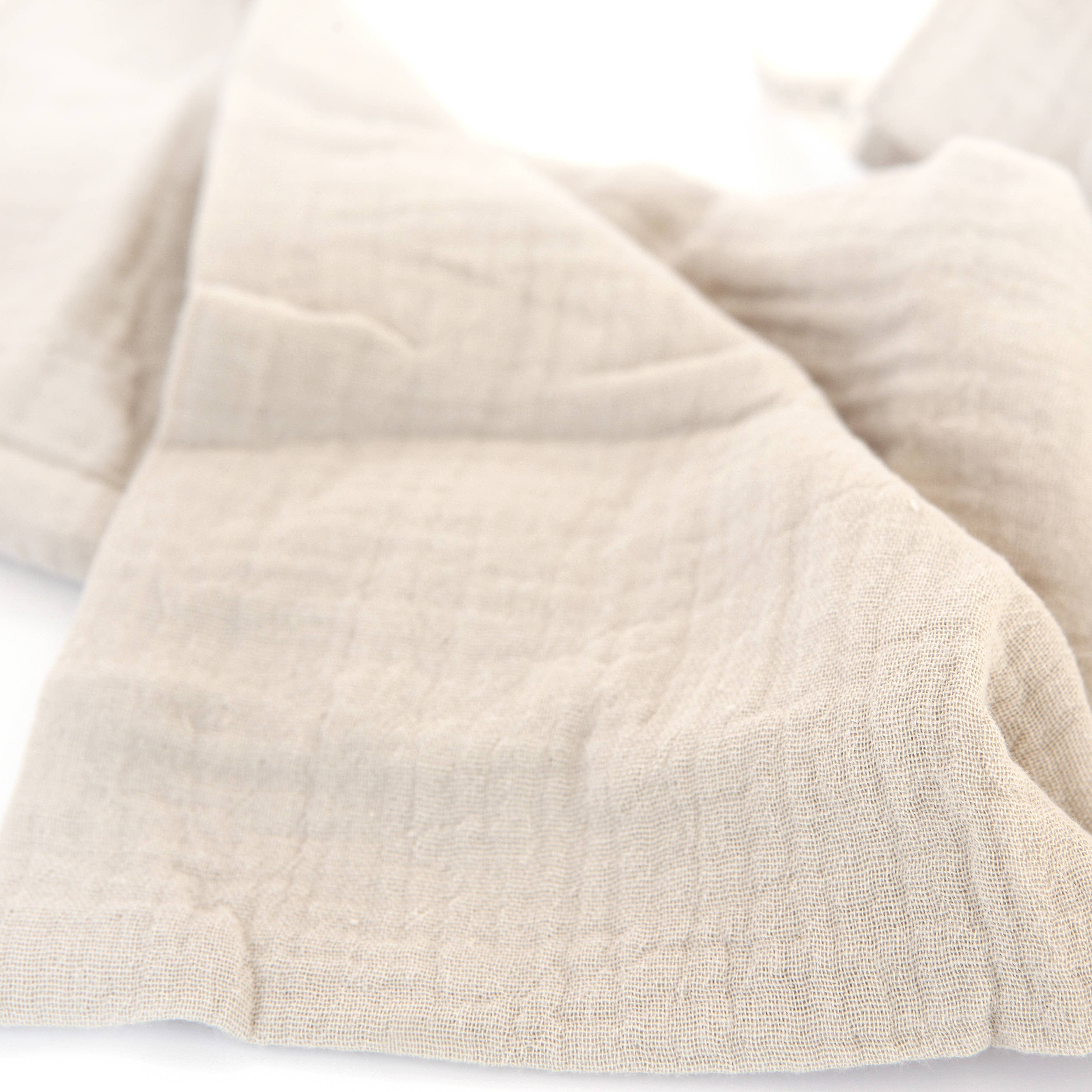 100% Cotton Muslin Facial Washcloths by Nash and Jones 3ct