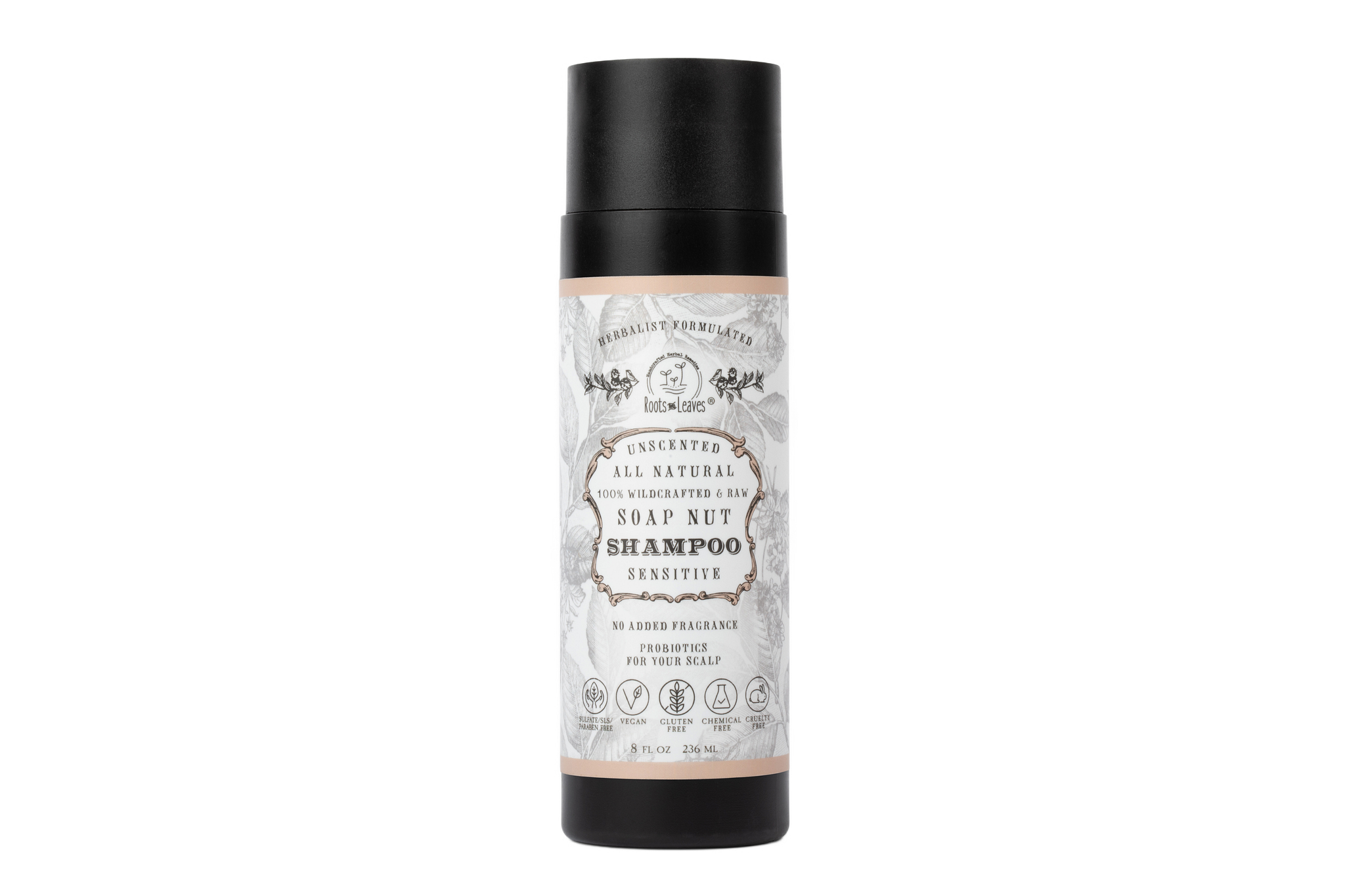 All Natural Soapnut Shampoo by Roots & Leaves 8 fl oz