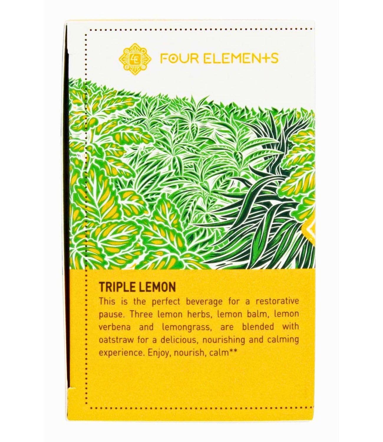 Triple Lemon Tea by Four Elements Herbals 16 Teabags