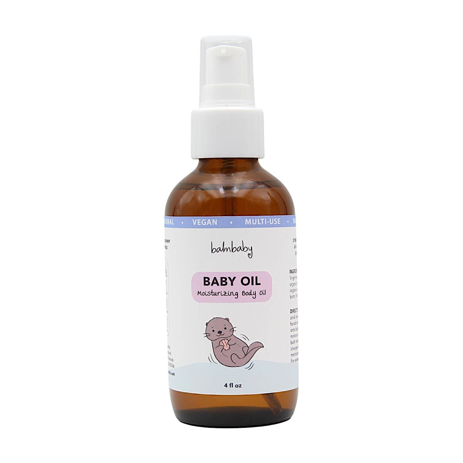 All Natural Baby Oil by Taylor's Naturals 4 oz