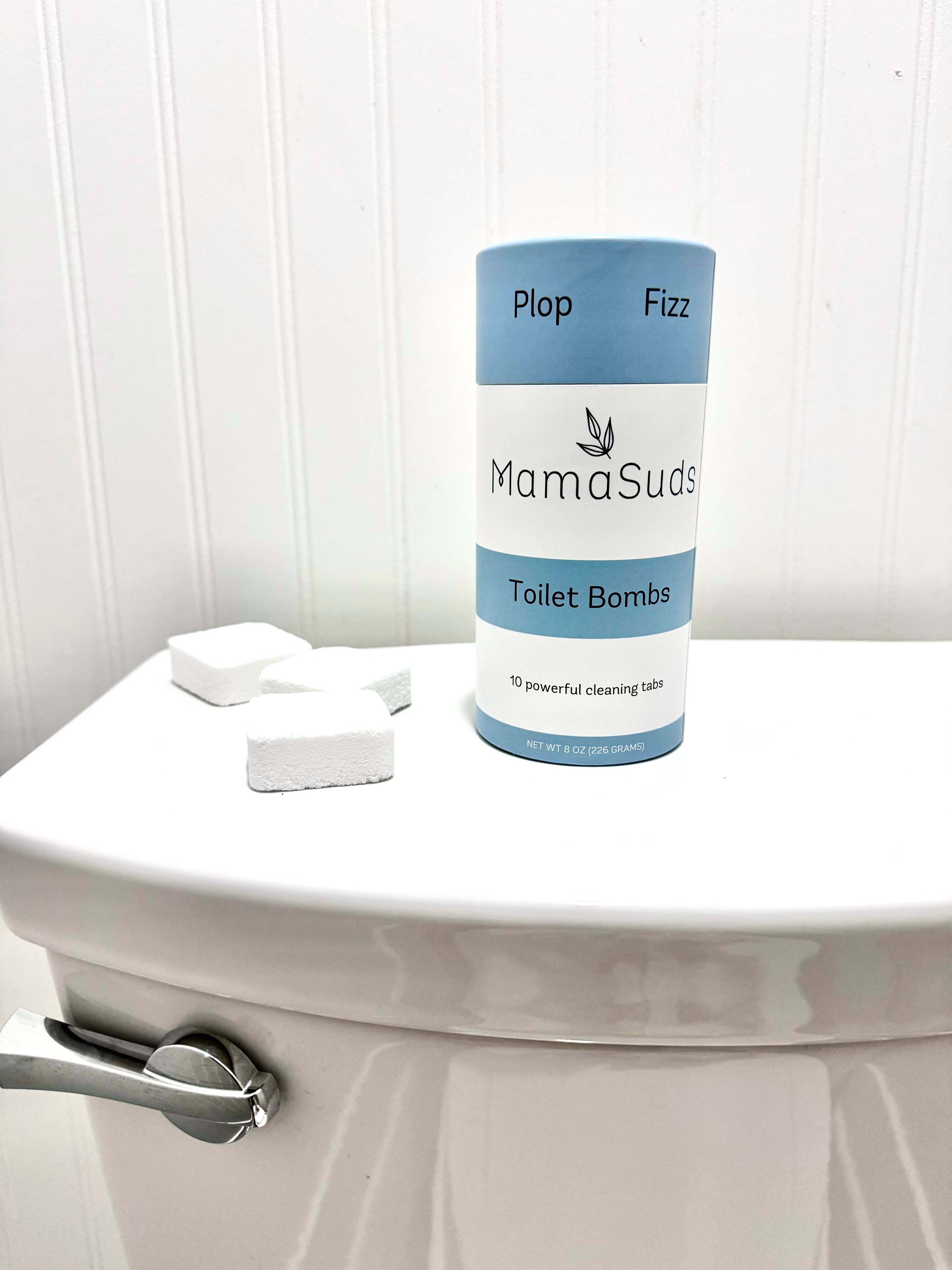 Toilet Bomb Cleaning Tabs by MamaSuds 10 tablets