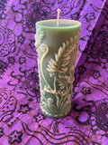 Fern Life Pillar by Live Light Beeswax