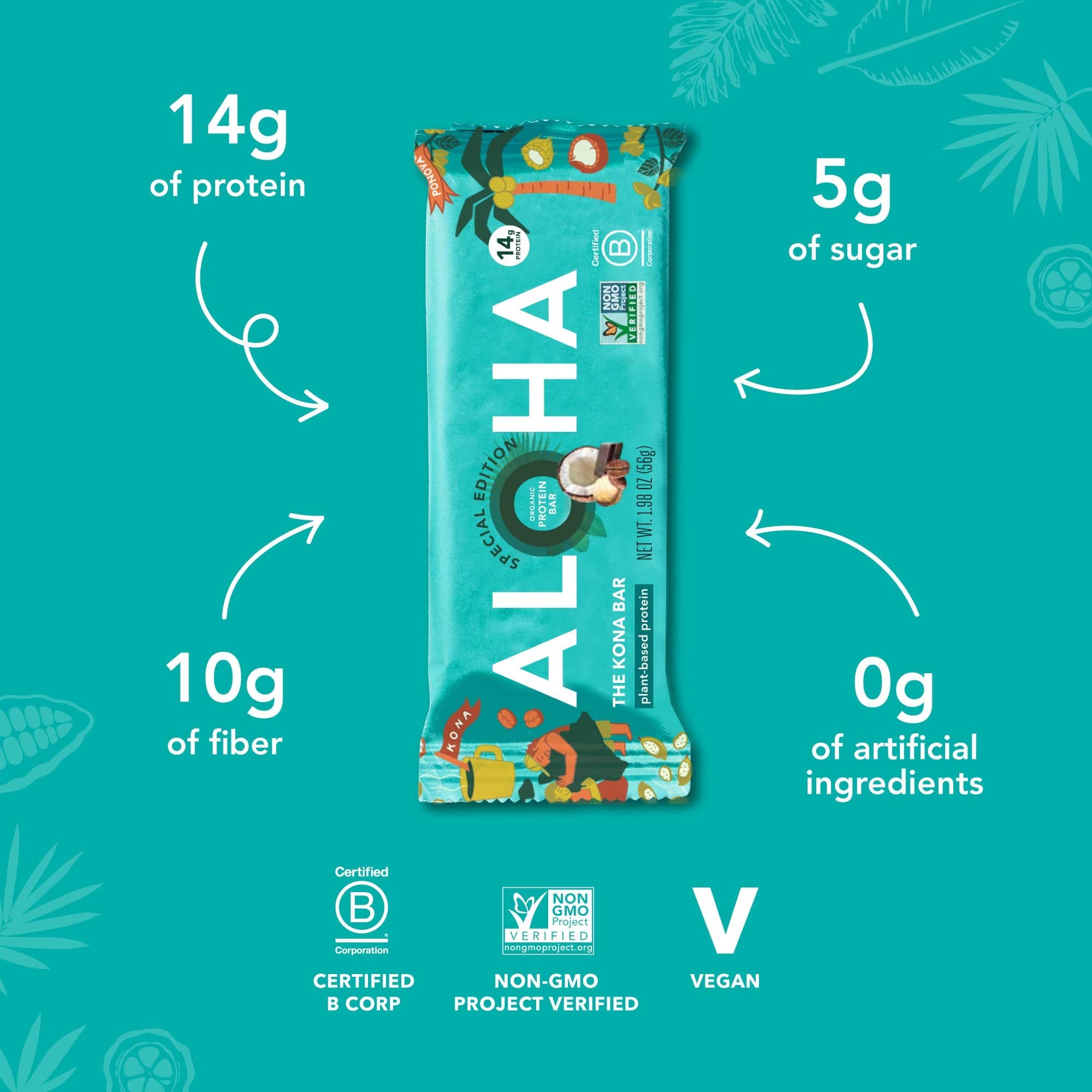 The Kona Bar by Aloha 1.98oz