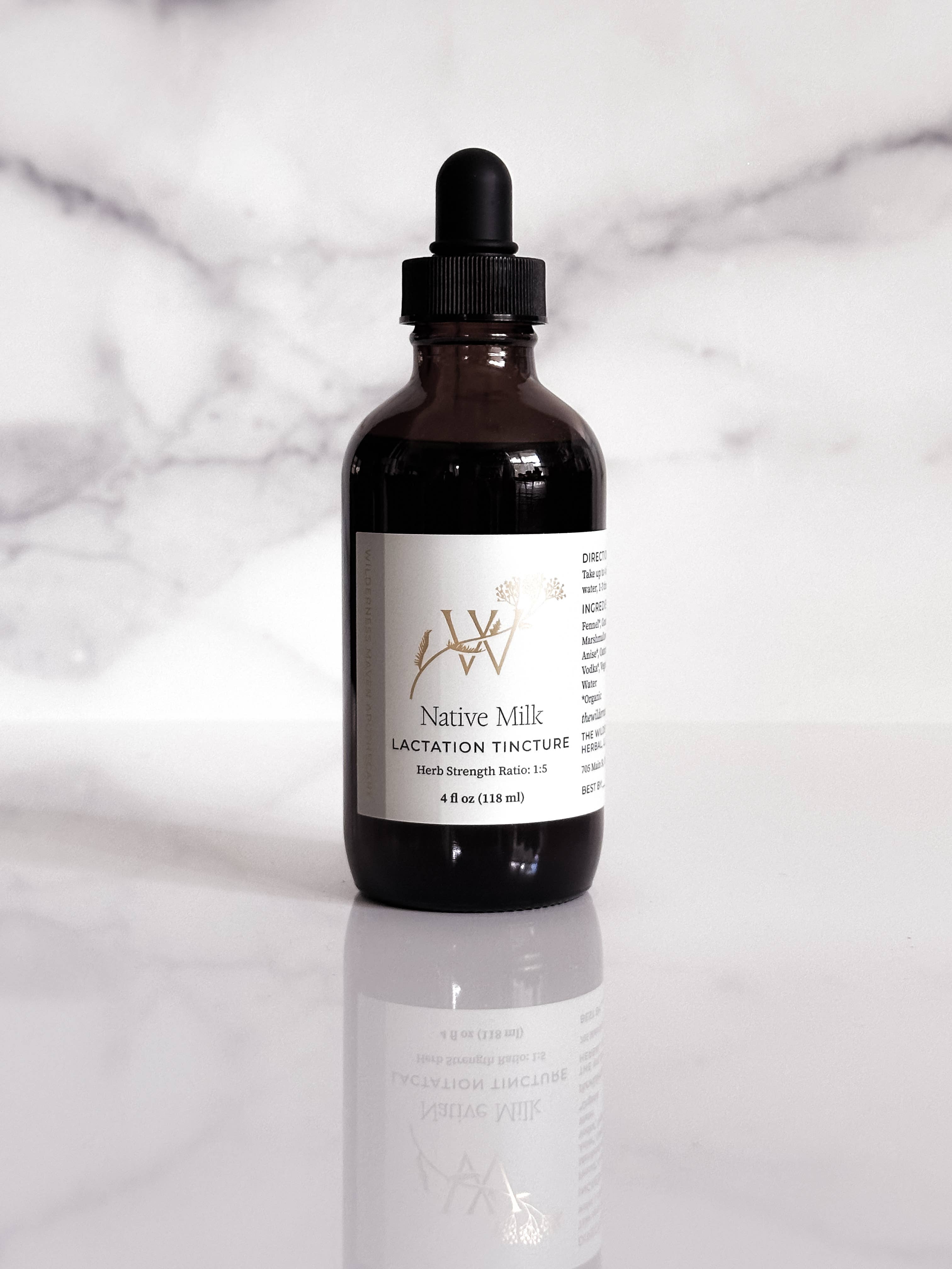 Native Milk (Lactation Tincture) by Wilderness Maven Apothecary 4 fl oz