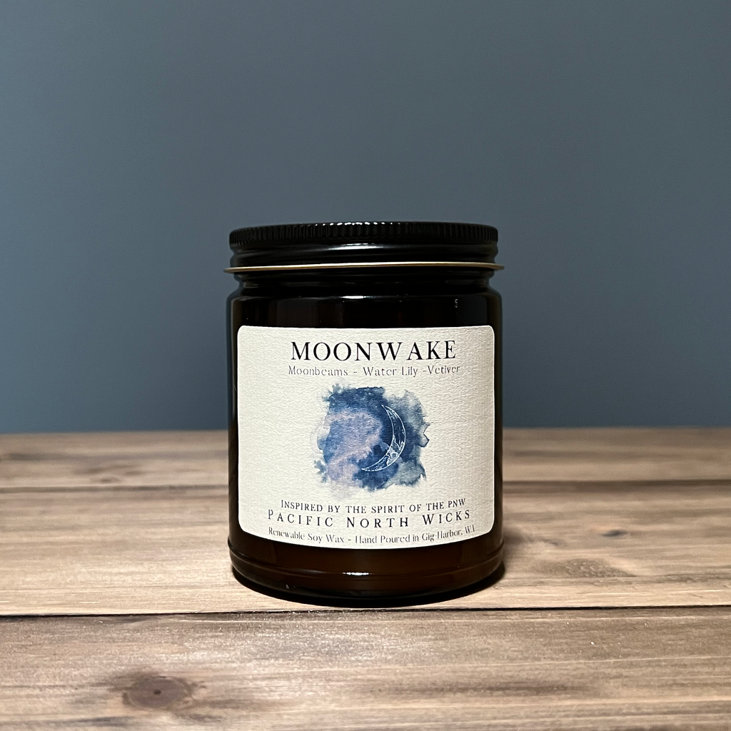 Moonwake Candle | Marine Scent by Pacific North Wicks 8oz