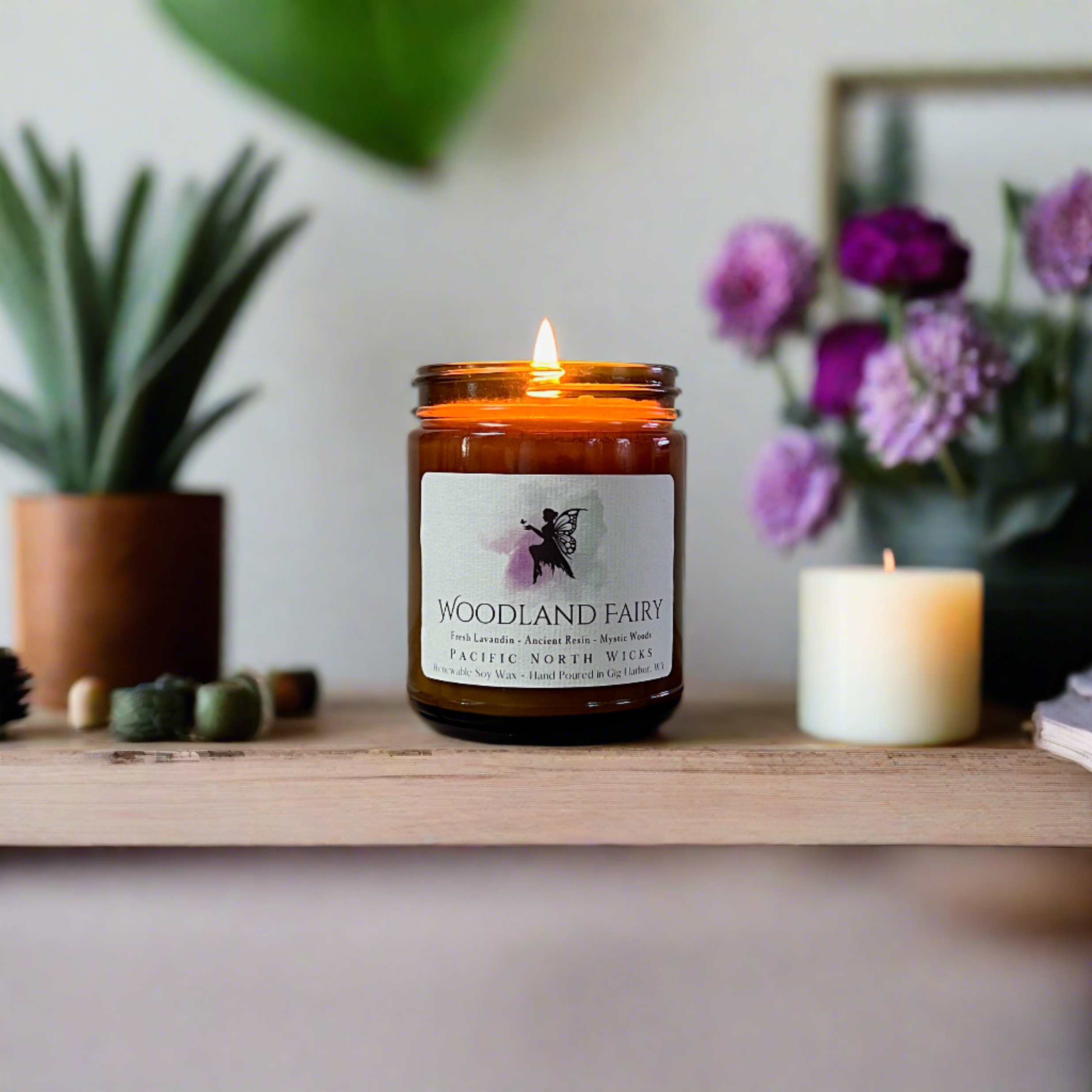 Woodland Fairy Candle | Enchanted Woods by Pacific North Wicks 8 oz