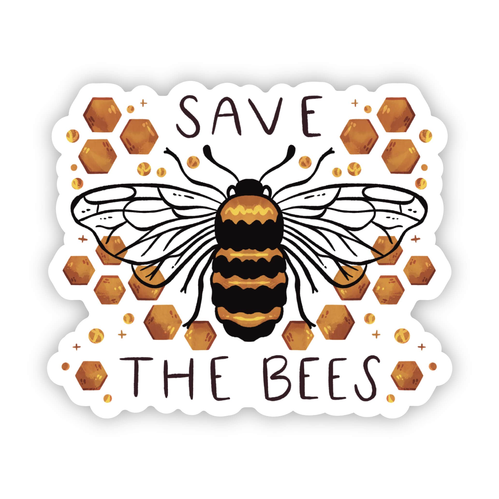 Save the bees sticker by Big Moods 1 sticker