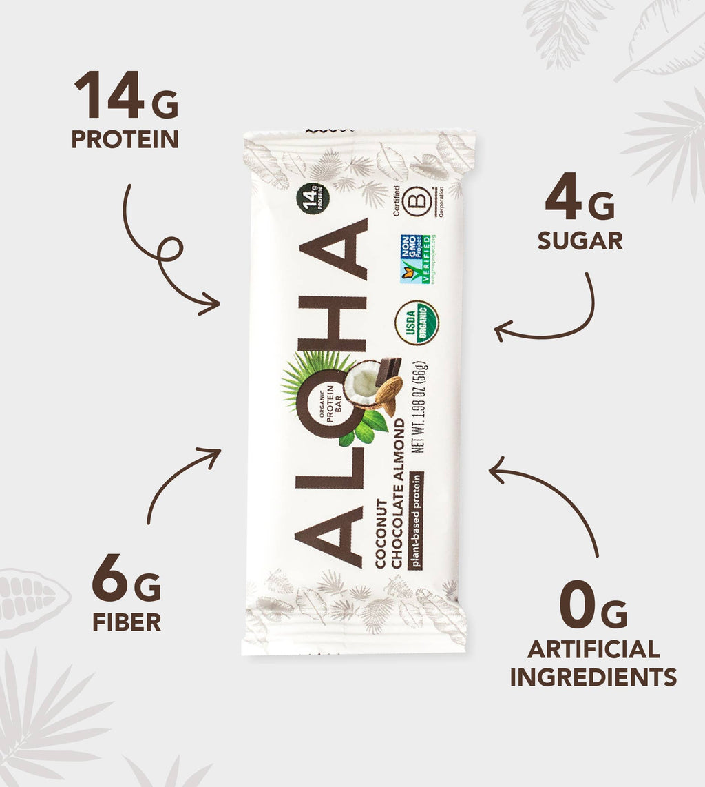 Coconut Chocolate Almond Protein Bar by Aloha 1.98oz