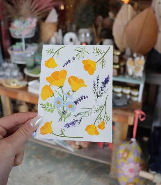Poppy Temporary Tattoos by The Raven’s Edge Studio