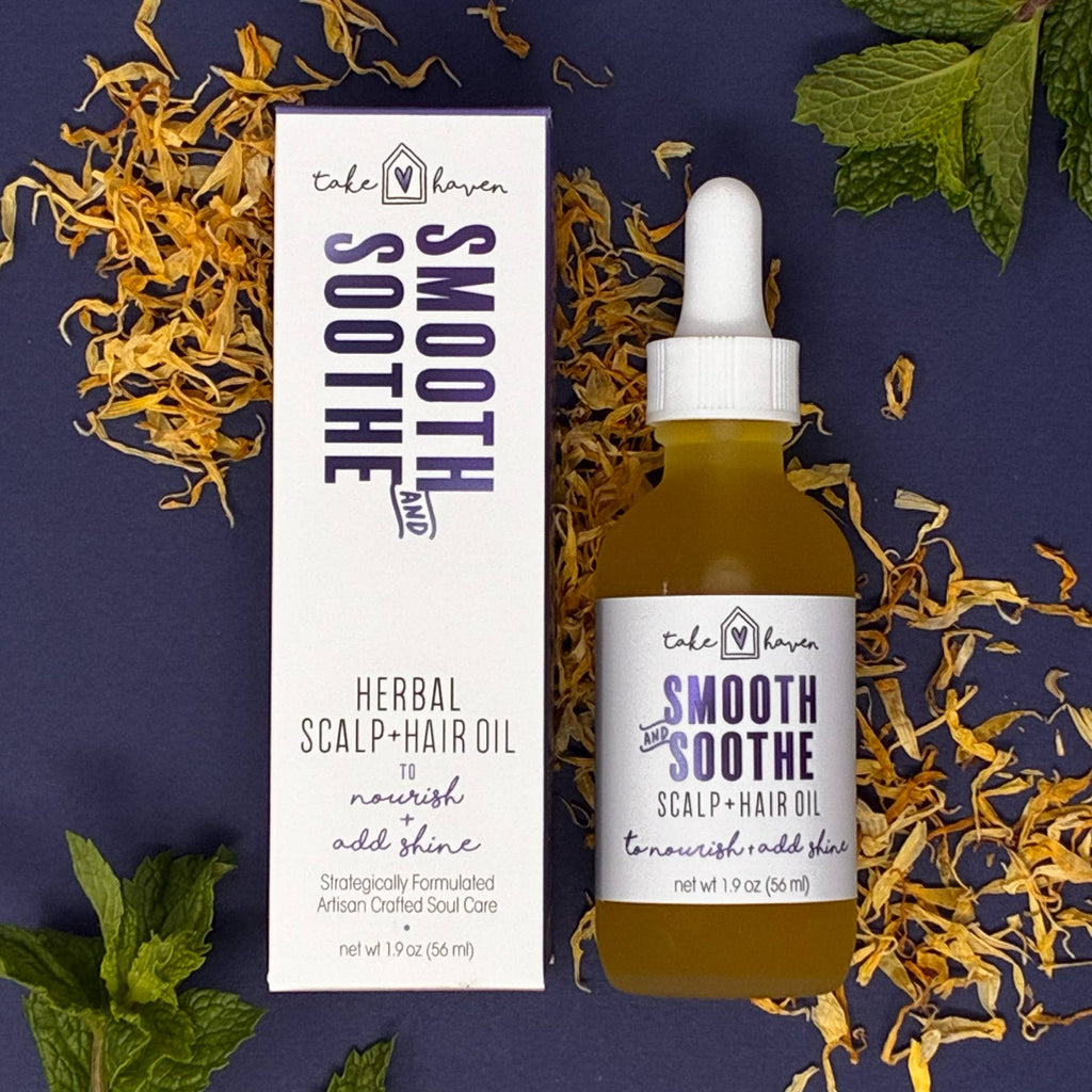 Herbal Hair Oil: Smooth & Soothe by Take Haven 1.9 oz