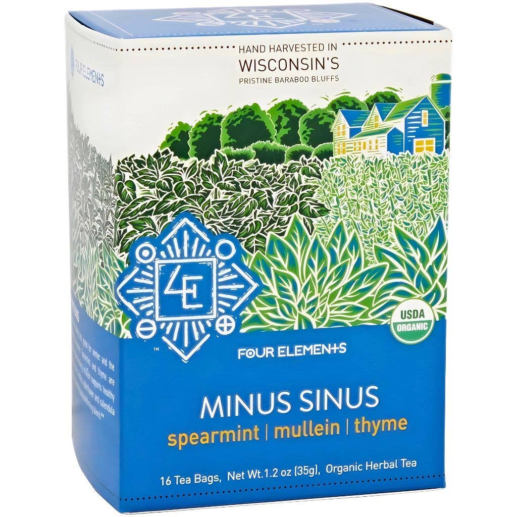 Minus Sinus Tea by Four Elements Herbals 16 Teabags