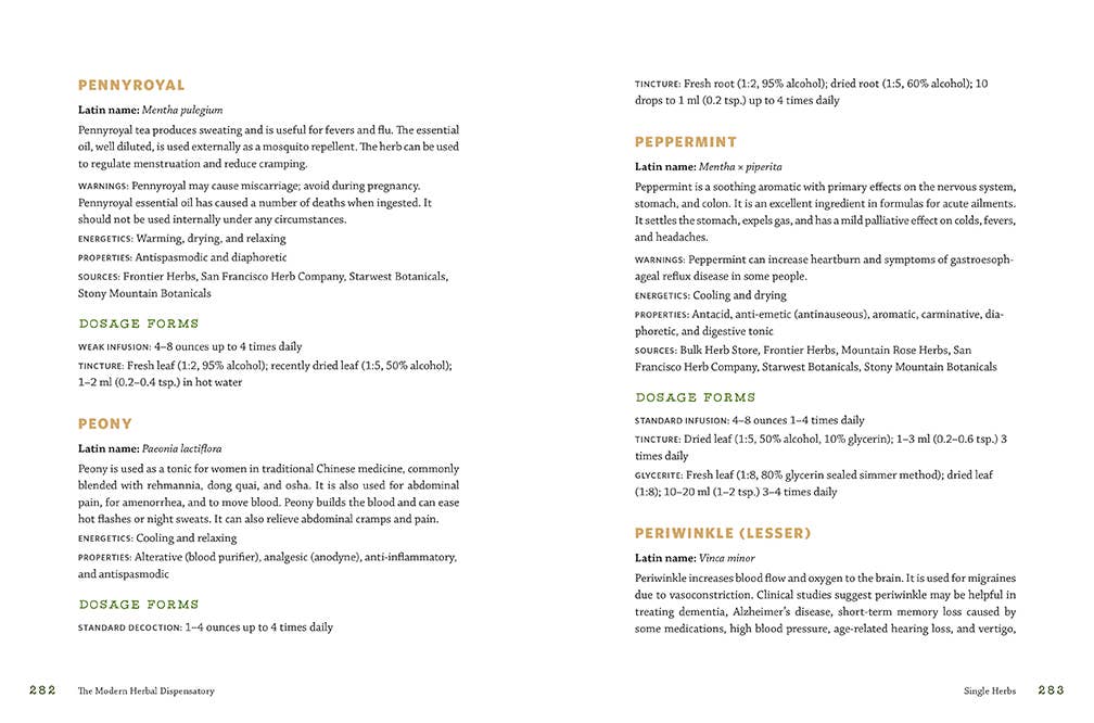 Modern Herbal Dispensatory by Thomas Easley & Steven Horne