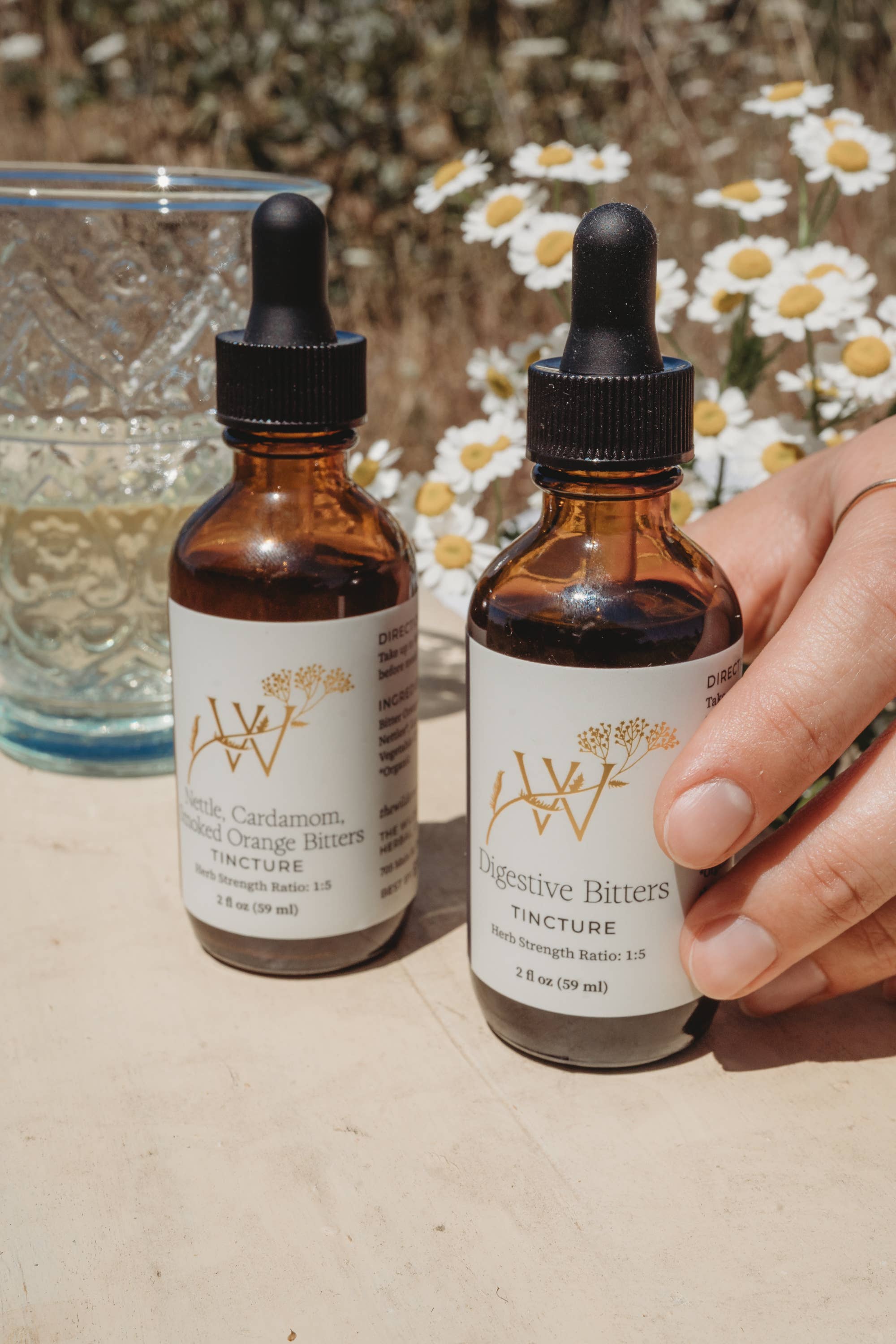 Nettle, Cardamom, Smoked Orange Bitters by Wilderness Maven Apothecary 2fl oz