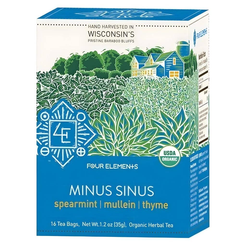 Minus Sinus Tea by Four Elements Herbals 16 Teabags