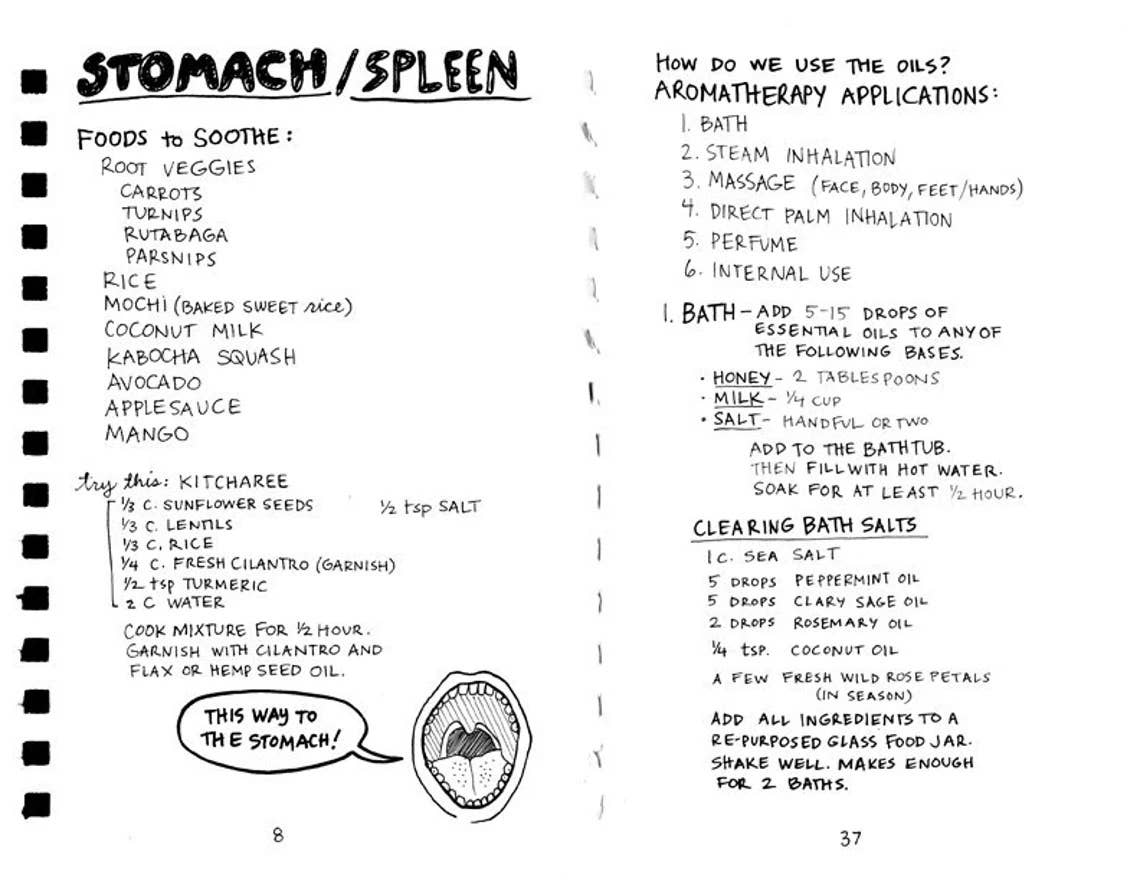 Healing Your Magical Body with Plants & Minerals (Zine) by Jo-Jo Sherrow