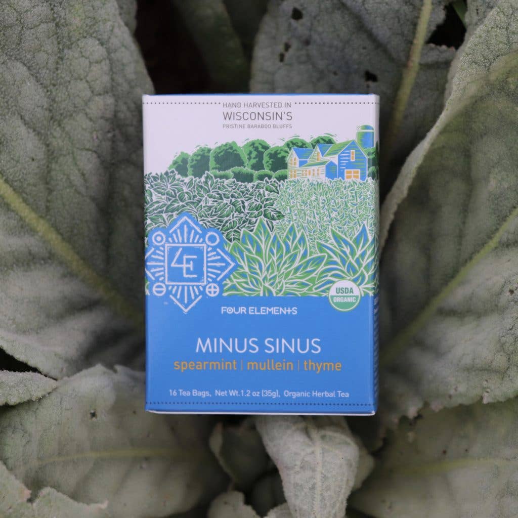 Minus Sinus Tea by Four Elements Herbals 16 Teabags