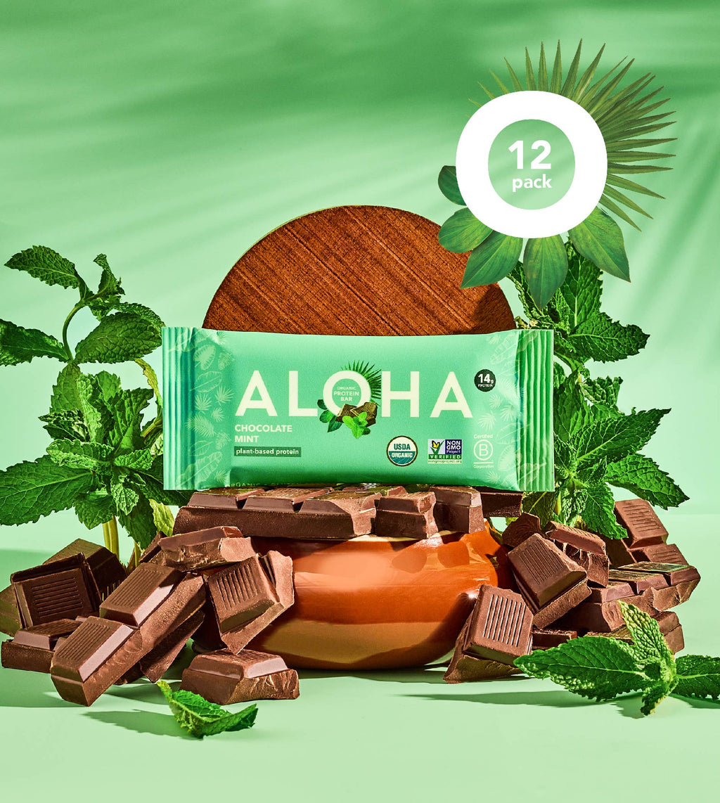 Chocolate Mint Protein Bar by Aloha 1.98oz