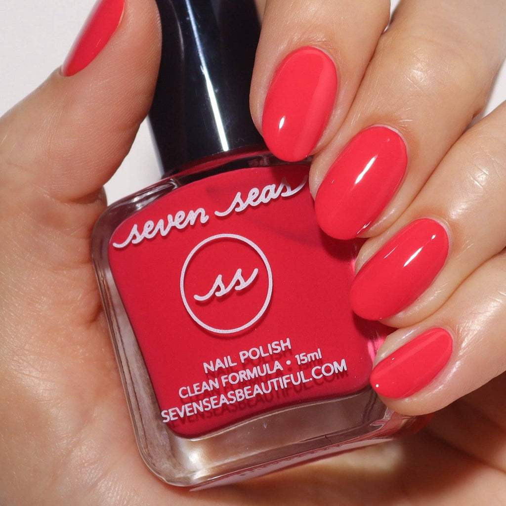Non-Toxic Nail Polish (Fruit Punch) by Seven Seas