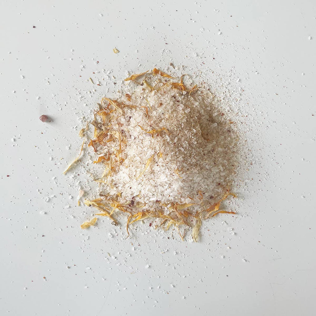 Herbal Bath Salts: Soothe Rosehips, Oat & Calendula by Take Haven 6oz