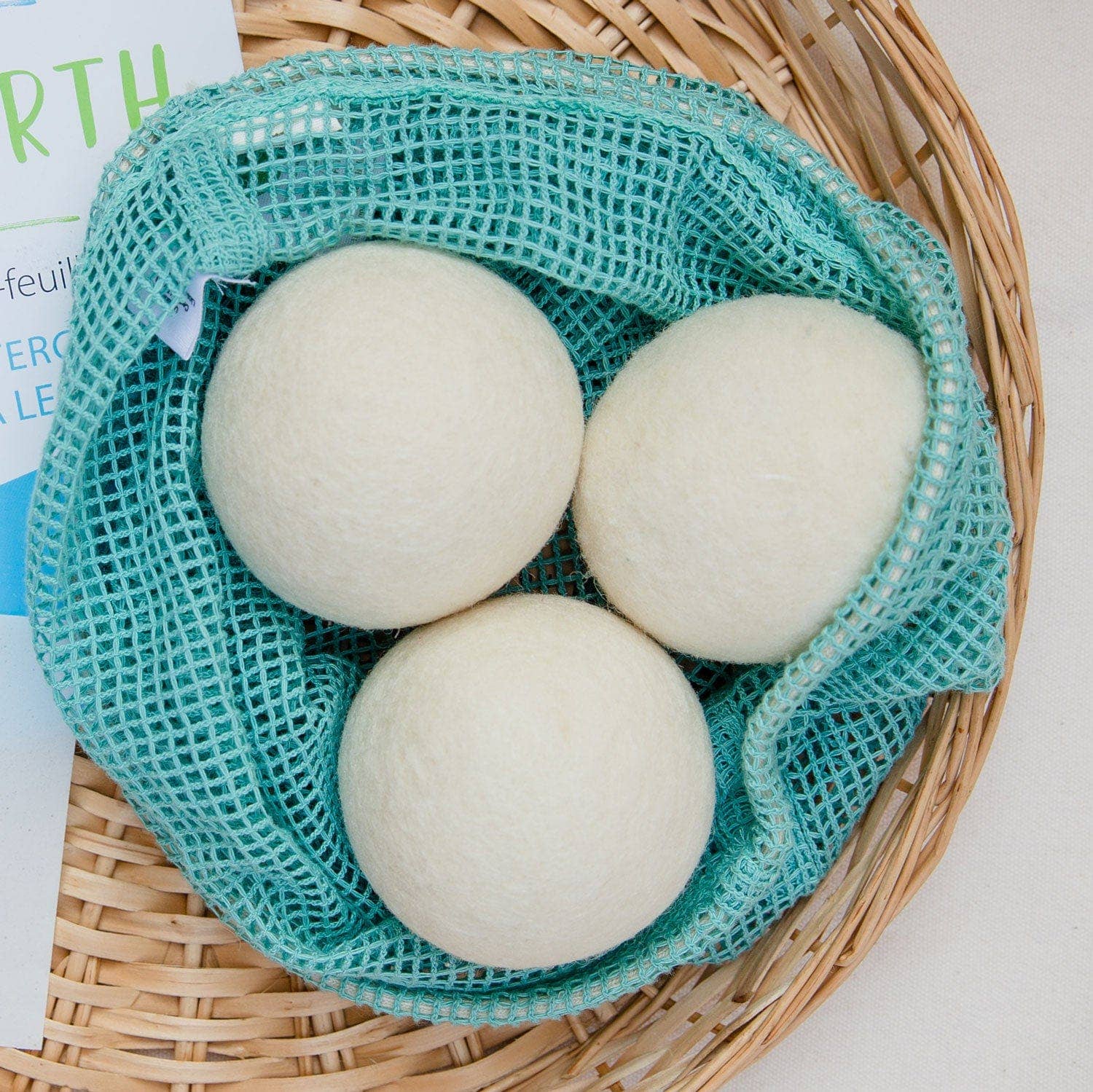 Reusable Wool Dryer Ball by ZWS Essentials 1 ball