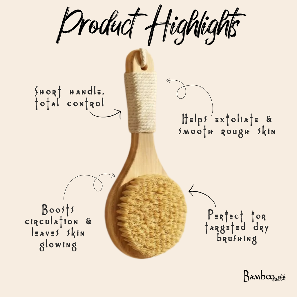 Bamboo Mini Dry Brush by Bamboo Switch