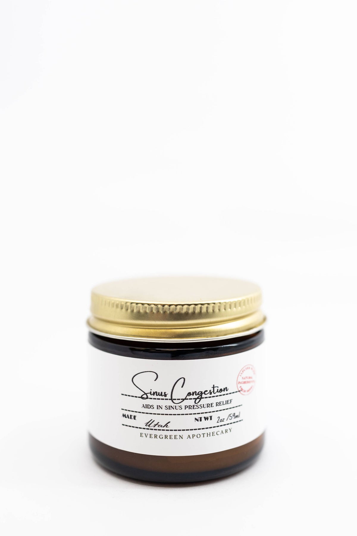 Sinus Congestion Salve by Evergreen Apothecary 2oz