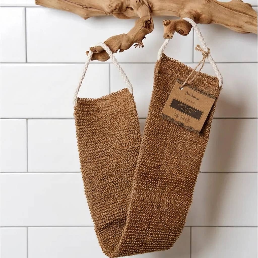Sisal Linen Back Exfoliating Strap by Bamboo Switch