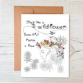 Plantable Wildflower Seed Card: "She's Like a Wildflower" by The Raven's Edge Studio 1 card