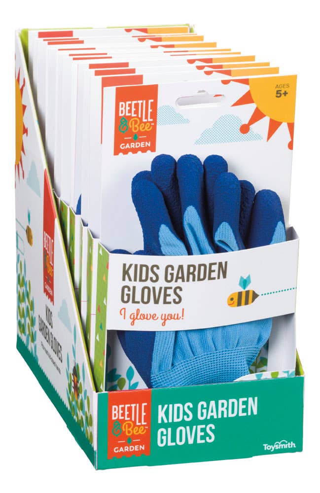 Beetle & Bee Kids Garden Gloves by Toysmith 1set