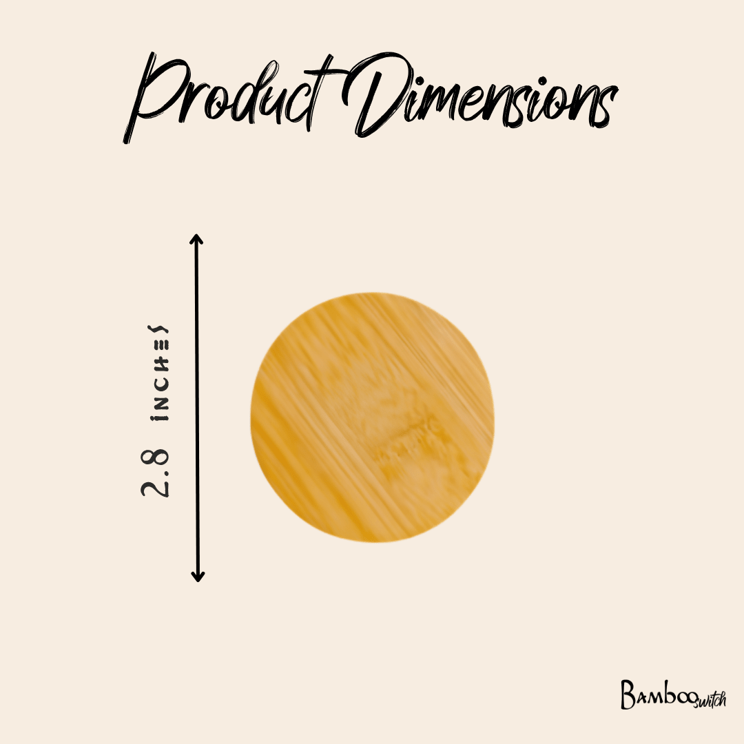 Bamboo Mason Jar Lids by Bamboo Switch
