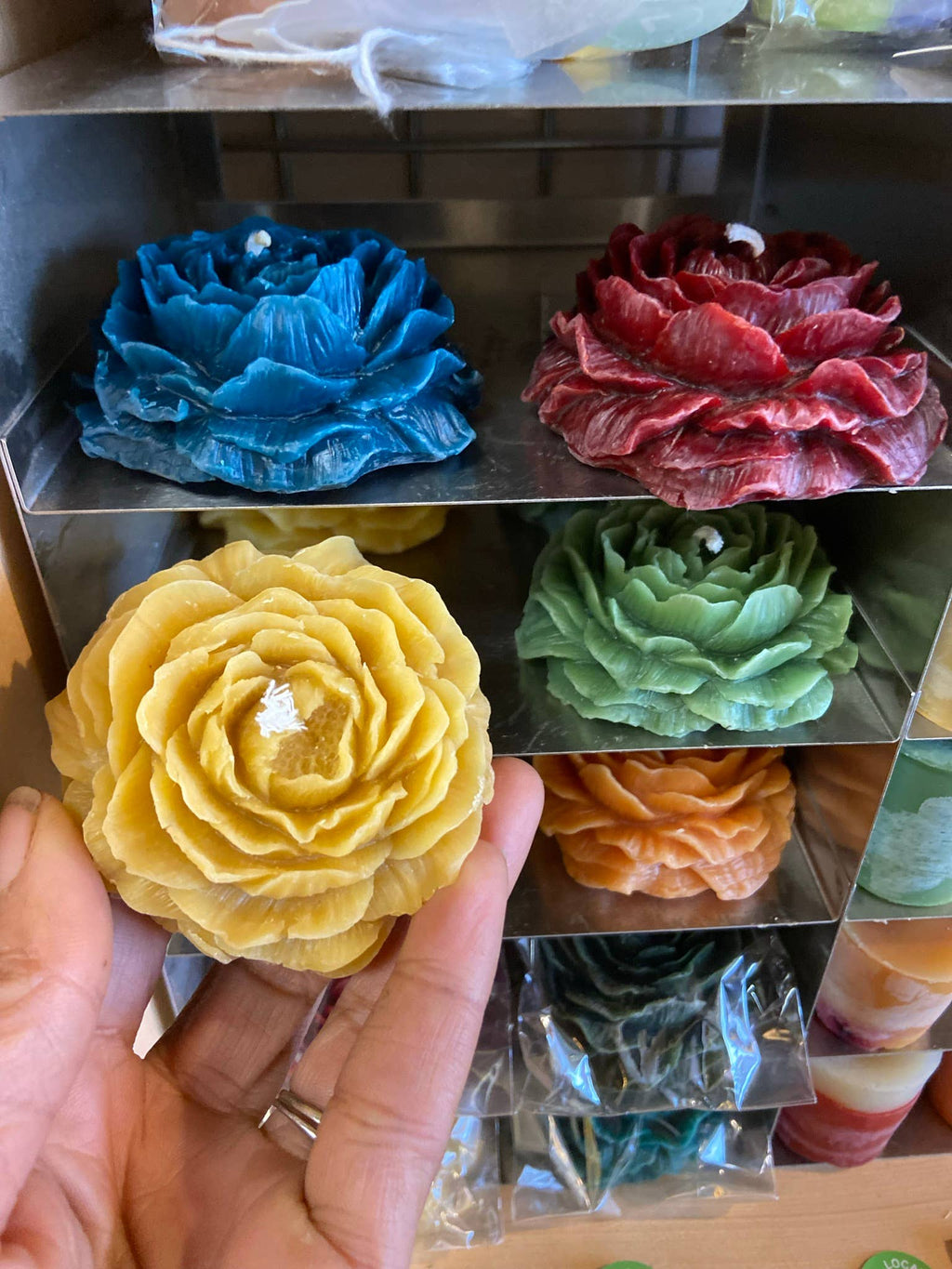 Bloom Candle by Live Light Beeswax 1 ct