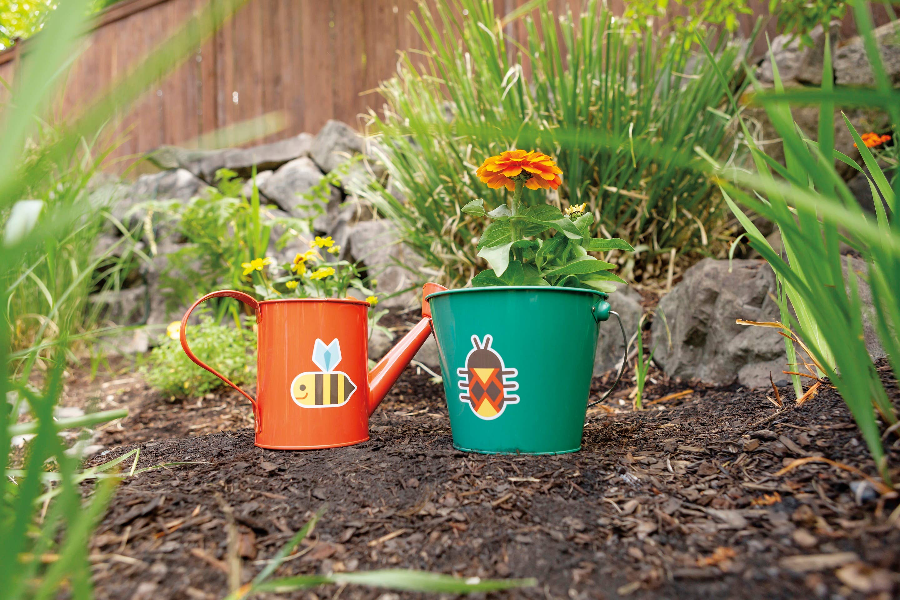 Beetle & Bee Kids Watering Can by Toysmith