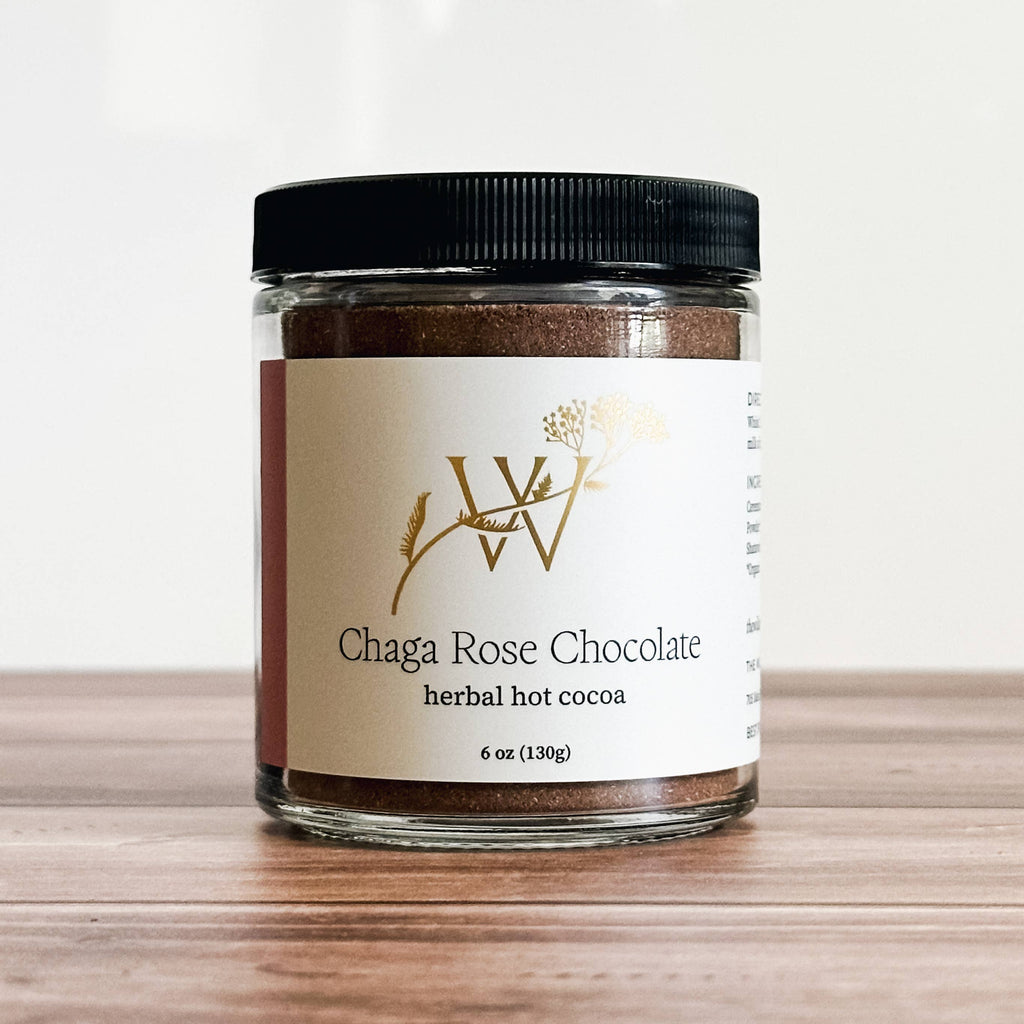 Chaga Rose Chocolate by Wilderness Maven Apothecary 6 oz