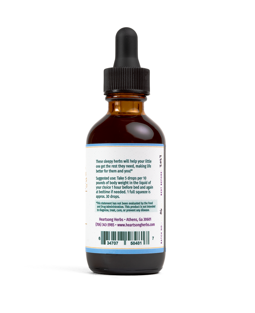 Sleepy Kid Tincture by Heartsong Herbs 2fl oz