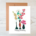 Plantable Birthday Card: Vases by The Raven’s Edge Studio 1 card