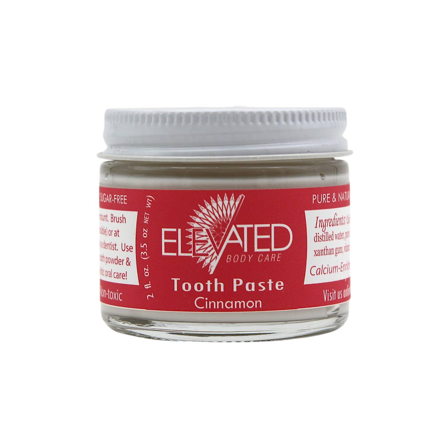 Natural Toothpaste - Fluoride FREE  by Taylor's Naturals 2 fl oz