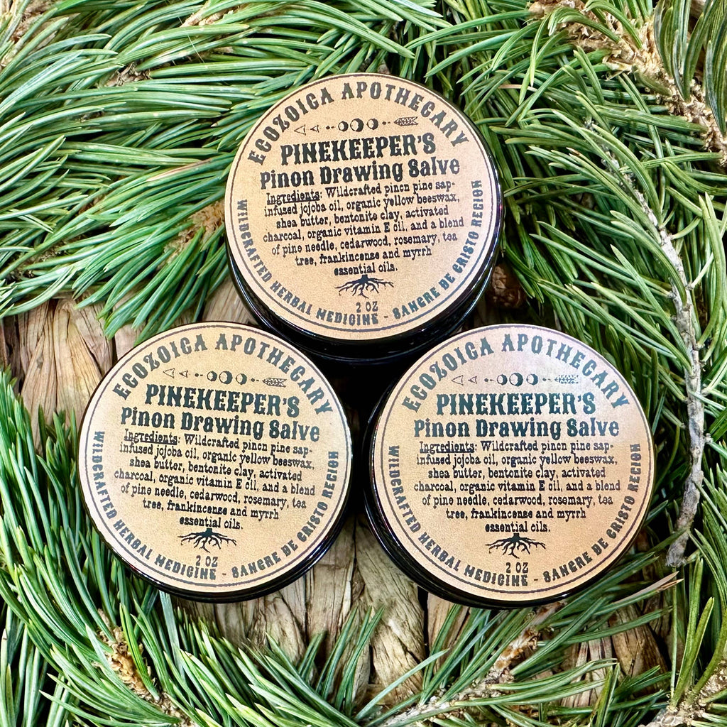 Pinekeeper's Pinon Drawing Salve By Ecozoica Apothecary 2oz