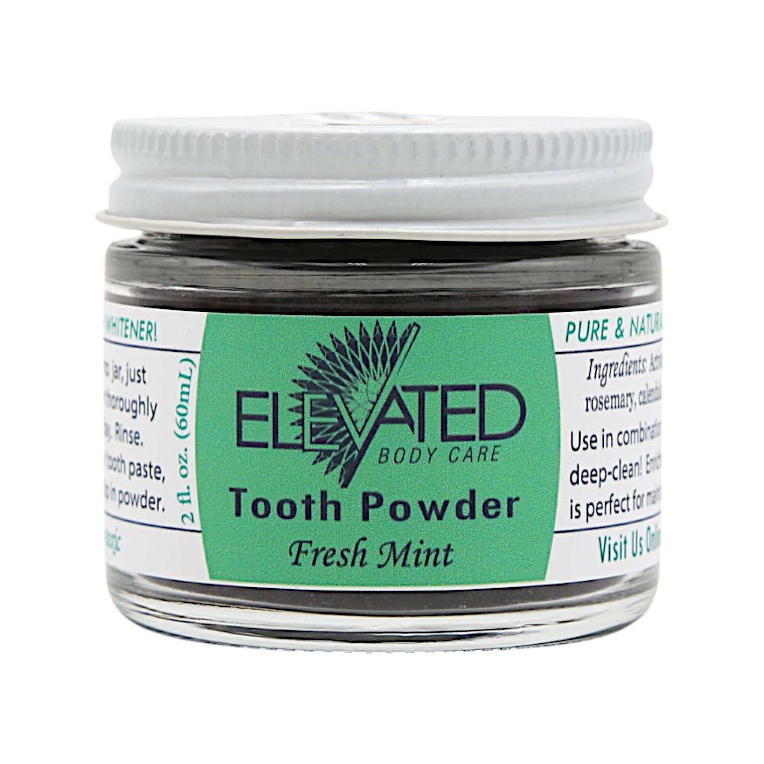 Charcoal Tooth Powder by Taylor's Naturals 2oz