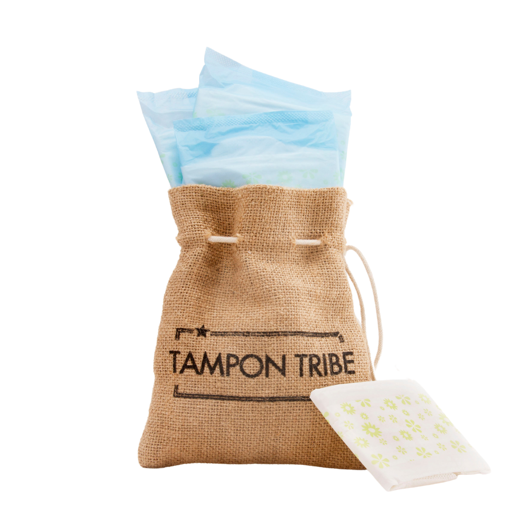 Organic Cotton Ultrathin Pads w/ wings by Tampon Tribe 10ct