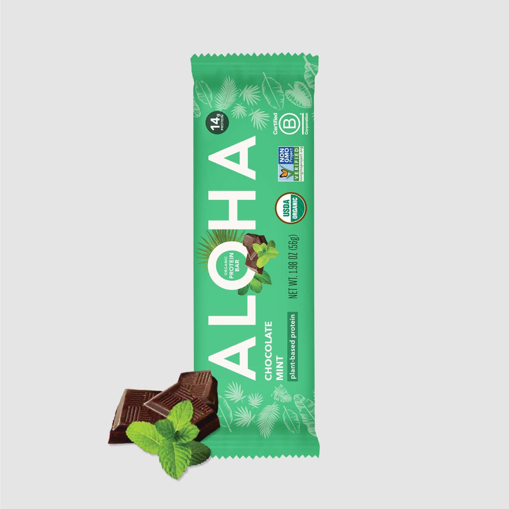 Chocolate Mint Protein Bar by Aloha 1.98oz