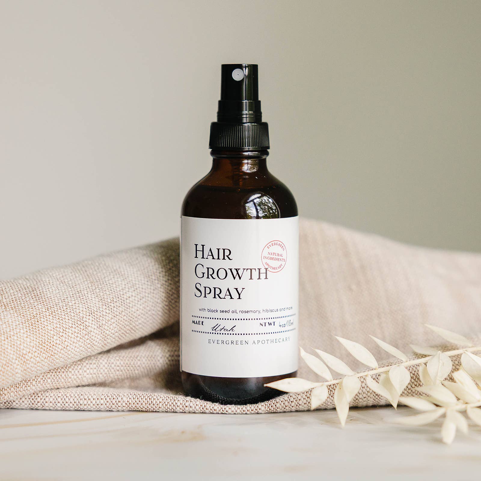 Hair Growth Spray by Evergreen Apothecary 4oz