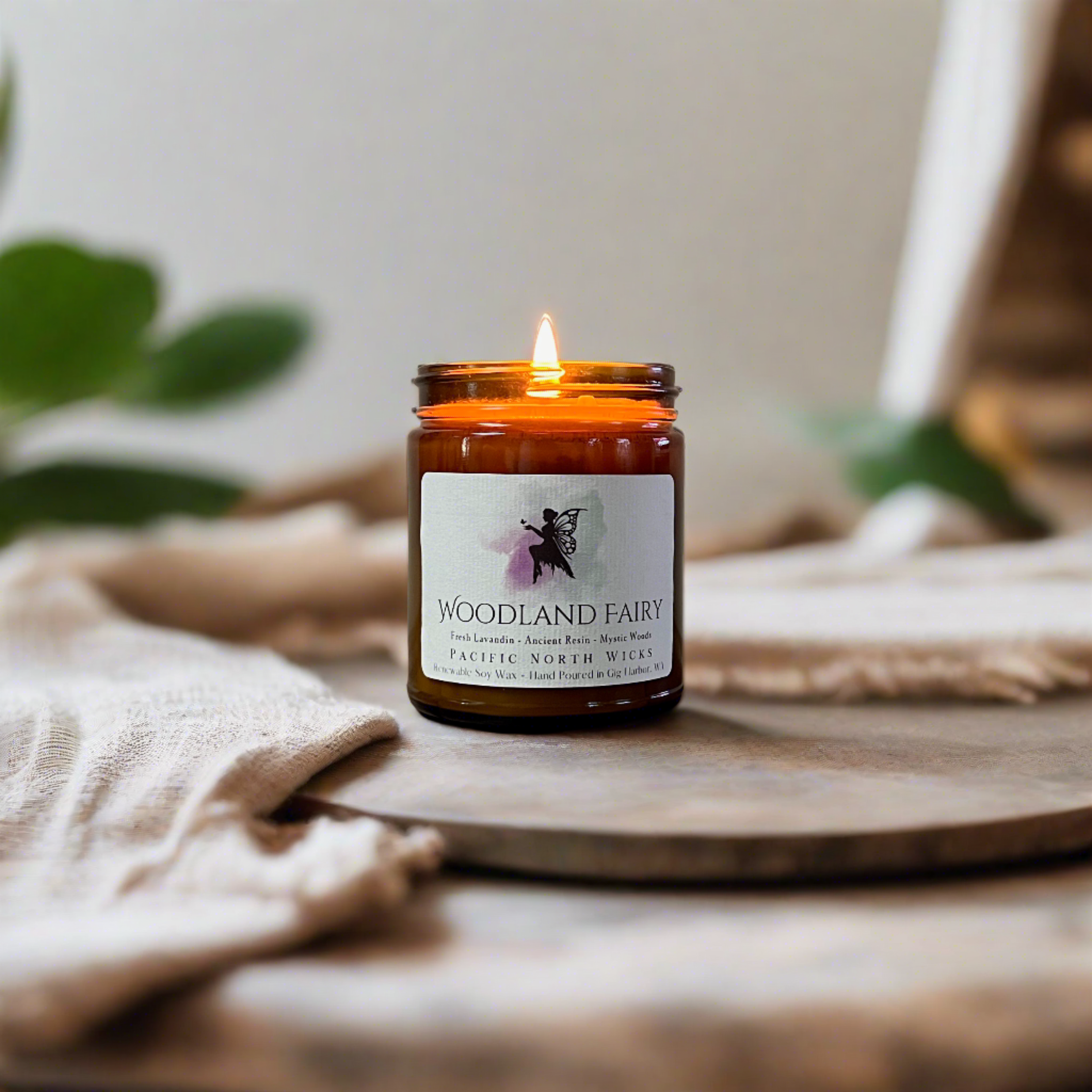 Woodland Fairy Candle | Enchanted Woods by Pacific North Wicks 8 oz
