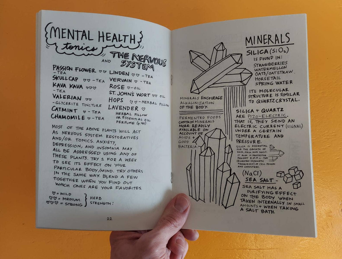 Healing Your Magical Body with Plants & Minerals (Zine) by Jo-Jo Sherrow