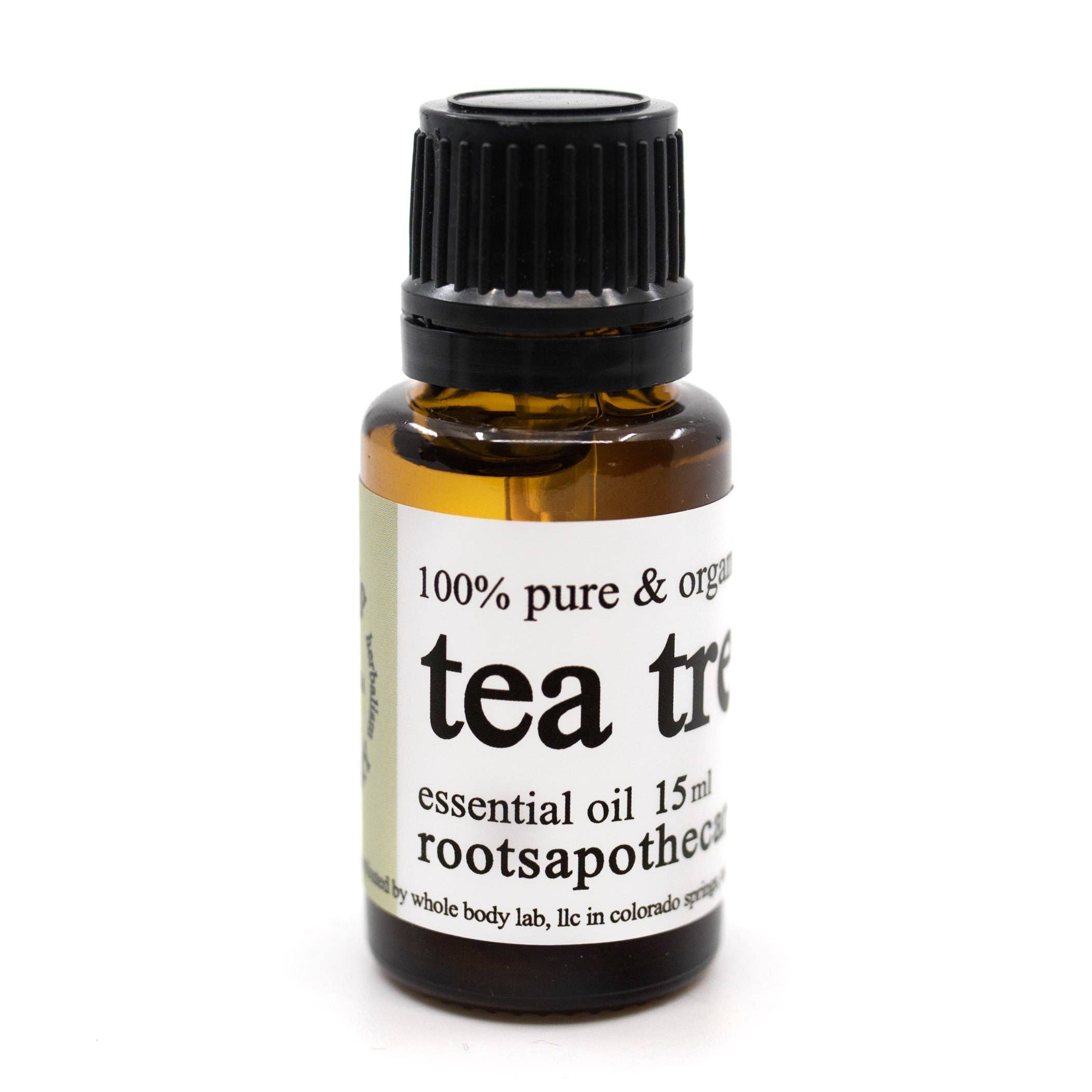 Organic Tea Tree Essential Oil by Roots Apothecary 15ml